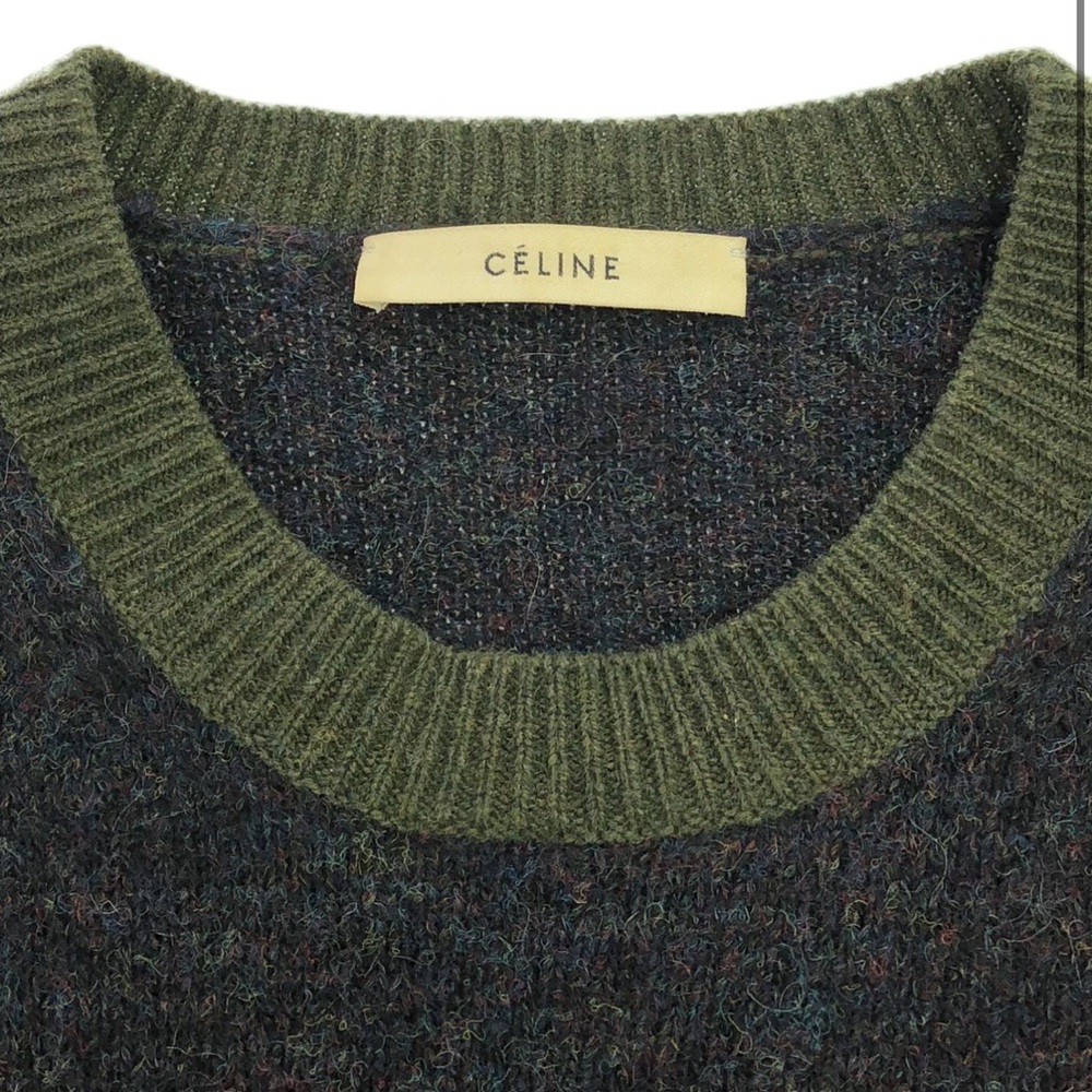 CELINE phoebe philo era Colorblock Sweater size L - Picture 7 of 7